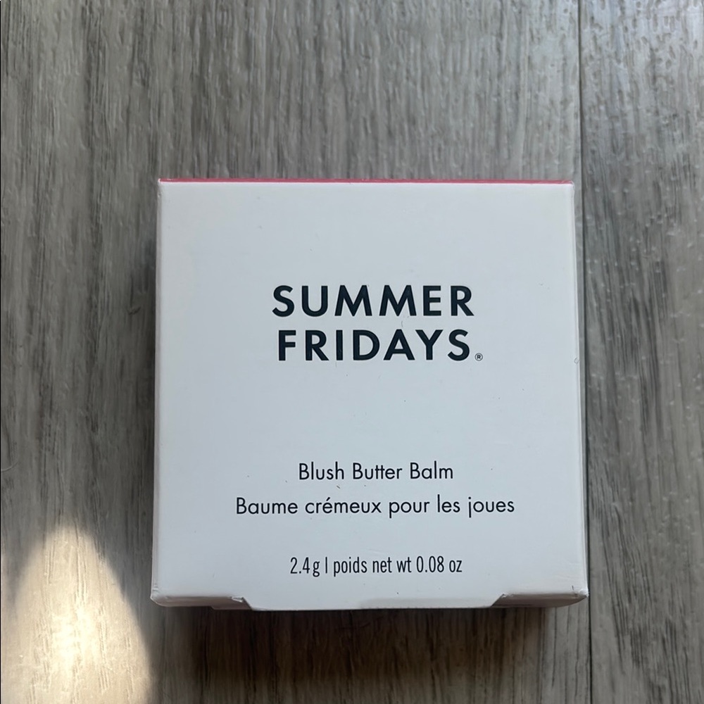 Summer Fridays Blush Butter Balm - sweet rose